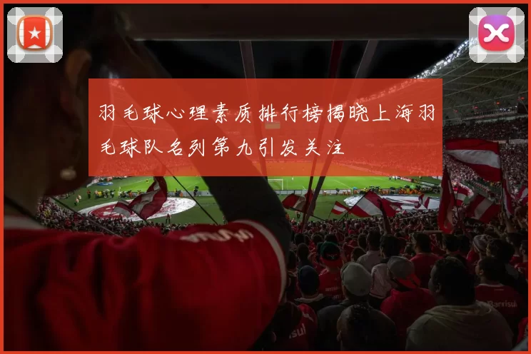 羽毛球心理素质排行榜揭晓上海羽毛球队名列第九引发关注